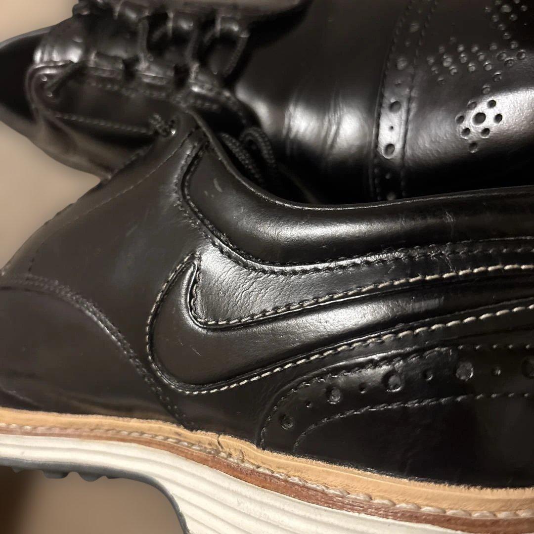 美品　NIKE　ルナ　クレイトン　ゴルフシューズ　本革　レザー　25.0cm