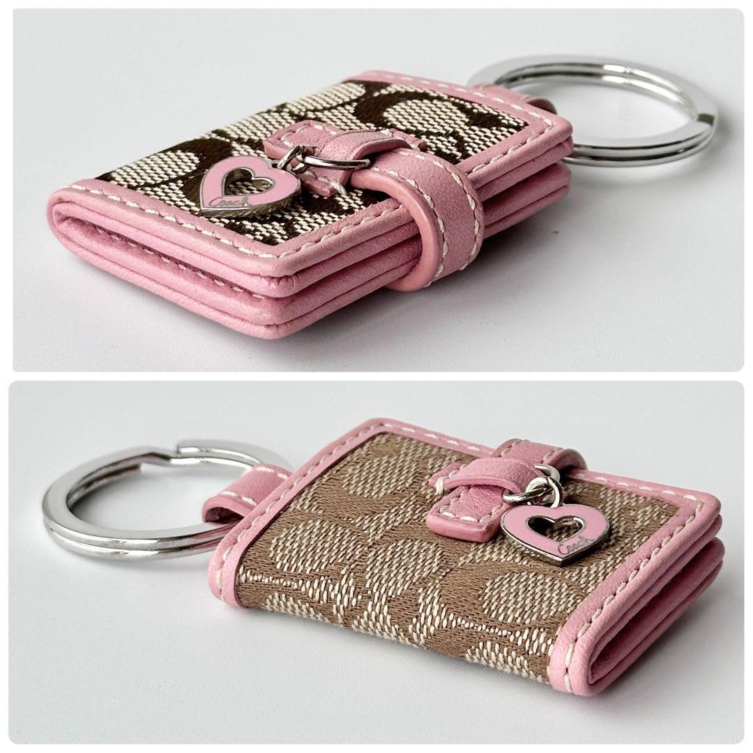 ❤︎ 新品 保管品❤︎ コーチ フォト キーホルダー シグネチャー