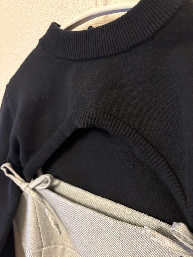 andmary Karen check mini dress アンドマリー M Karen knit set mini