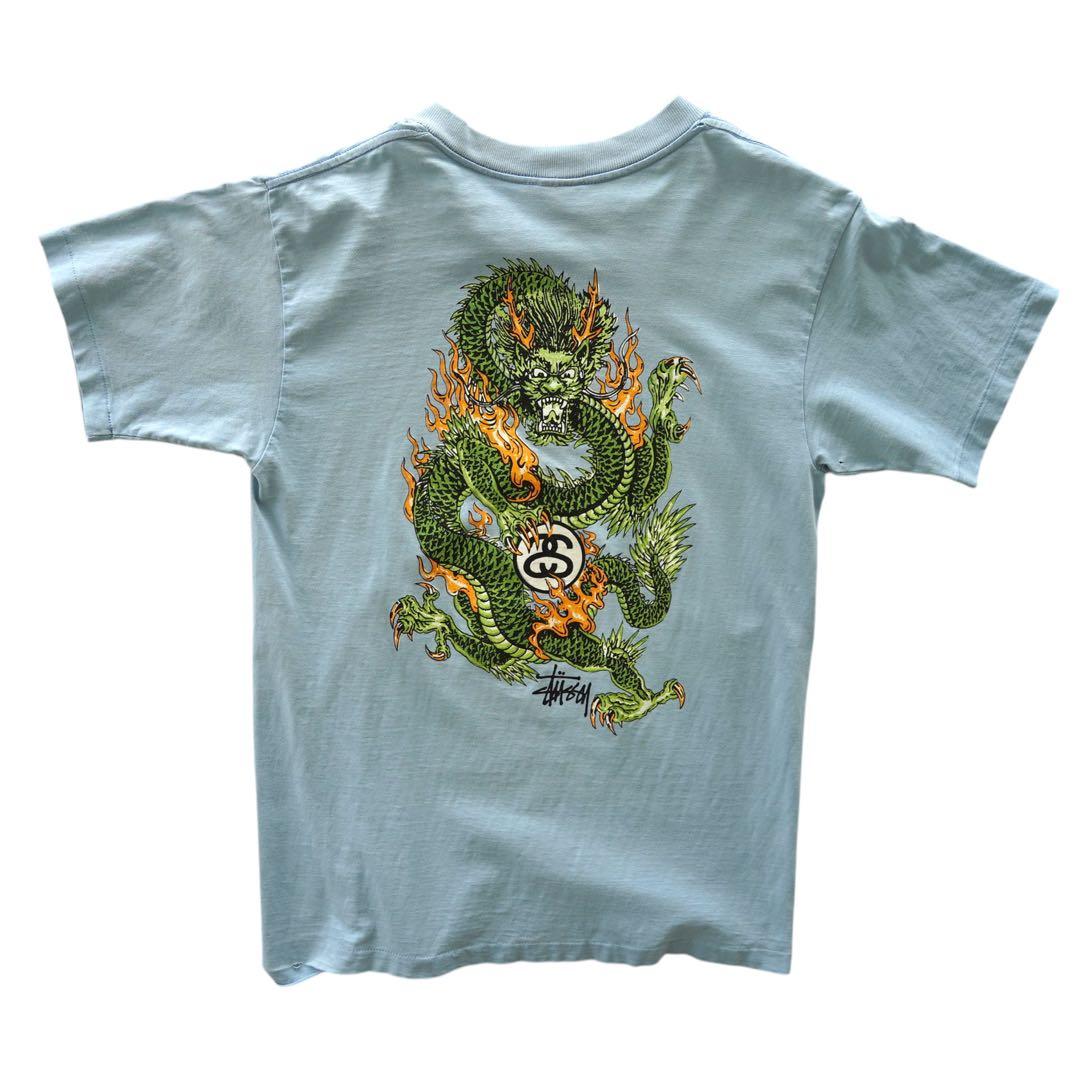 90s usa製 old stussy ドラゴン ヴィンテージ Tシャツ - メルカリ