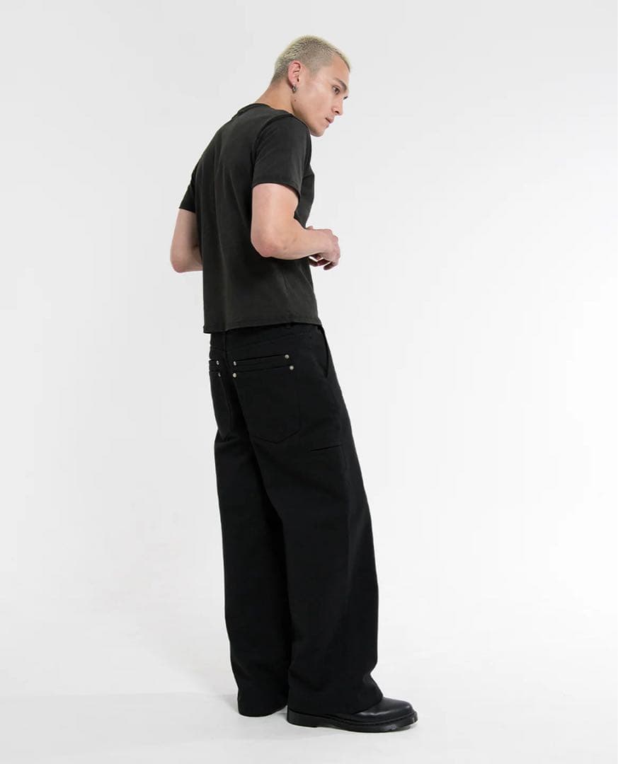 パンツ asapmode Stacked Canvas Wide-Leg Pants M Stacked Canvas Wide-Leg Pants – A$APMODE