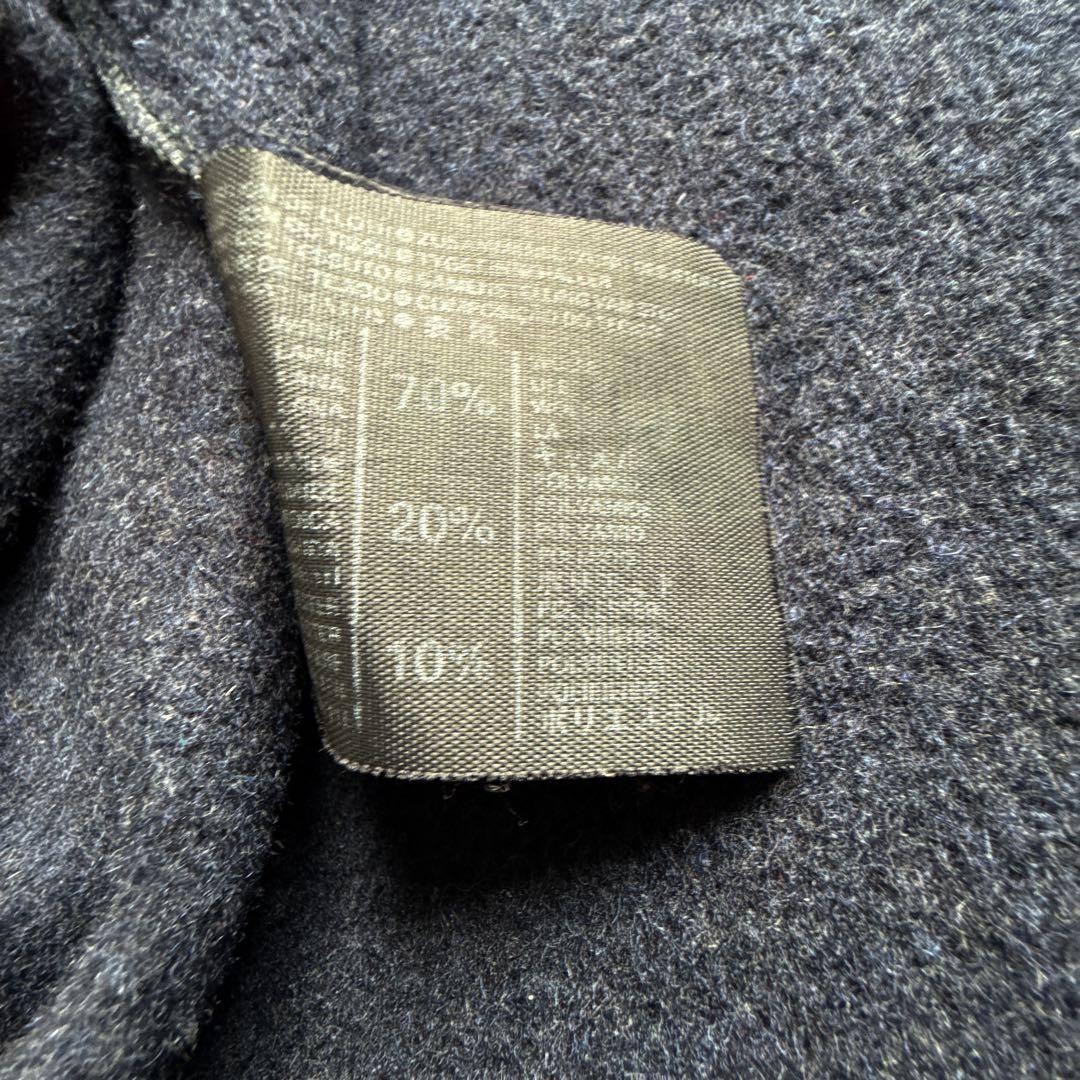 美品 グローバーオール ビンテージ キャメルウール ネイビー ワイド