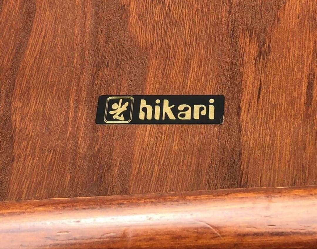 ①光製作所 hikari 座椅子 折りたたみ 昭和レトロ 4脚セット ②光製作所