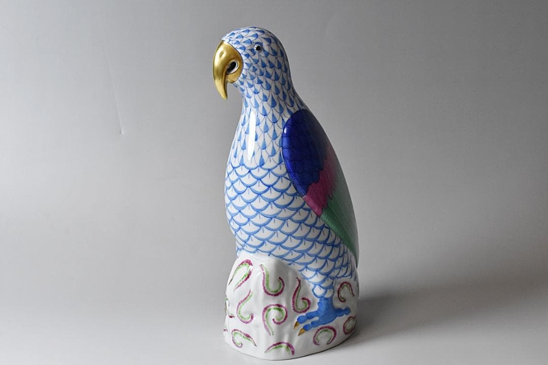 ハンガリー HEREND 鳥 置物 フィギュリン アンティーク 古雑貨 公式