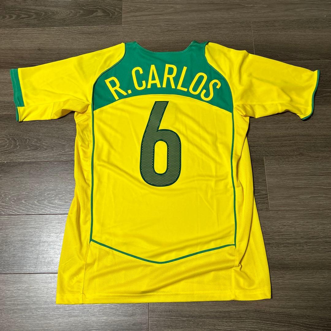 【未使用タグ付】ロベルトカルロス ユニフォーム　ブラジル代表 中古・古着通販】ブラジル代表 (ブラジル代表) NIKE (ナイキ) ブラジル