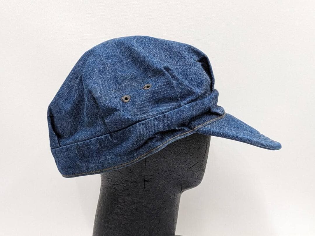 ウエアハウス×リー/デニムキャスケット/サイド鳩目/裏地ステンシル
