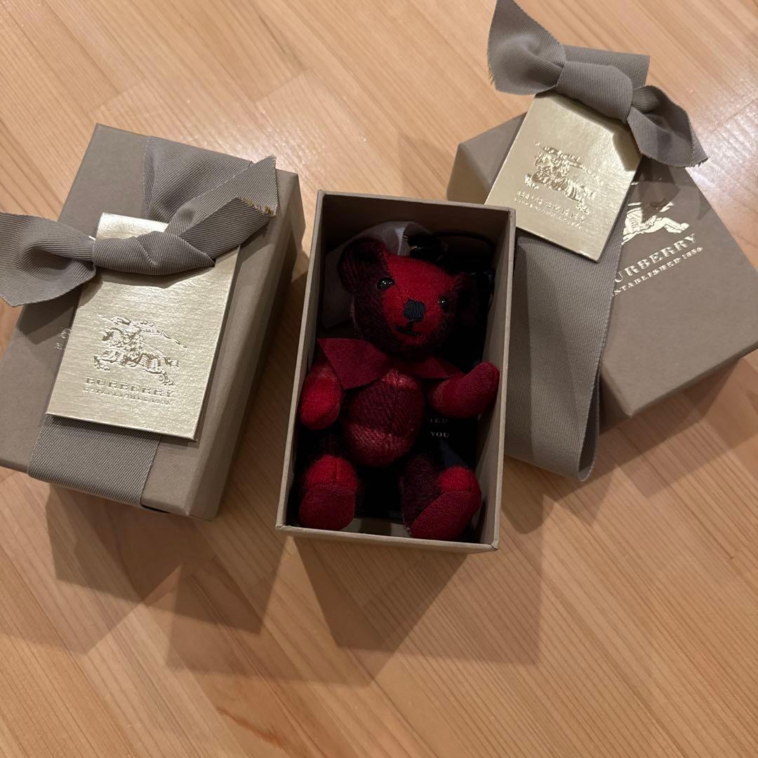 未使用新品正規品　Burberry可動テディベア（レッド）キーホルダー 楽天市場】【10％OFFクーポン対象・2/24-9時59分迄】BURBERRY