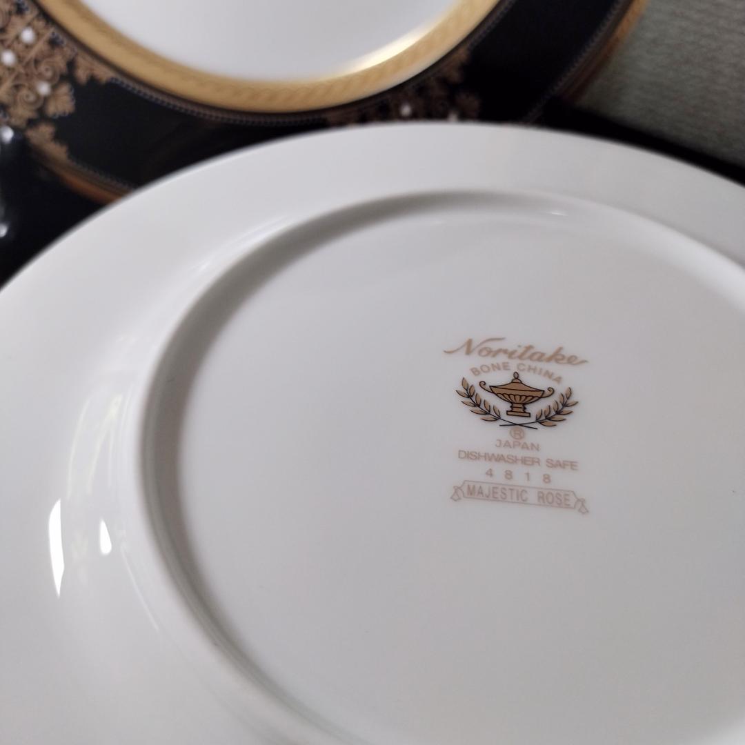 未使用品】ノリタケ イブニングマジェスティ プレート2種類 各5枚 美品