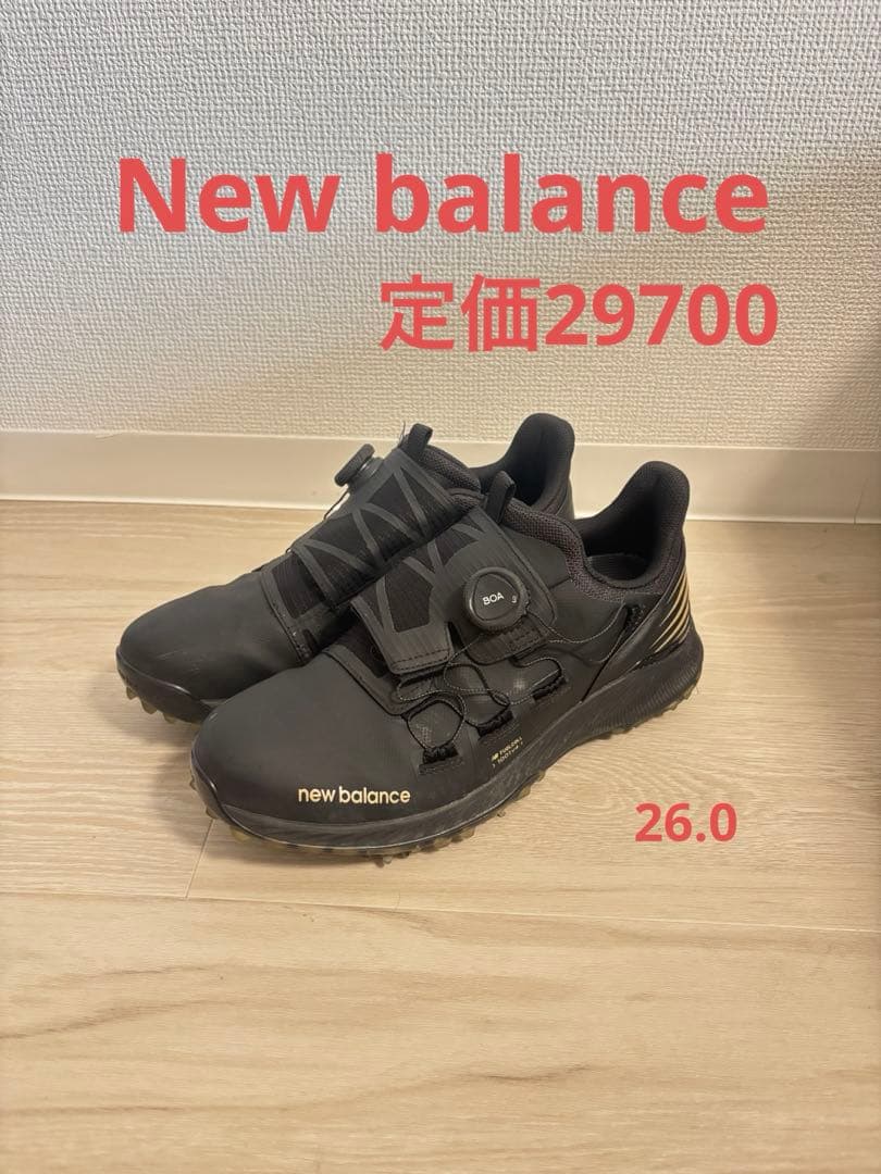 値下げ可　美品　ニューバランス　ゴルフシューズ　26.0 BOA 定価29700 dショッピング |ニューバランス ゴルフシューズ MGB996 ソフトスパイク