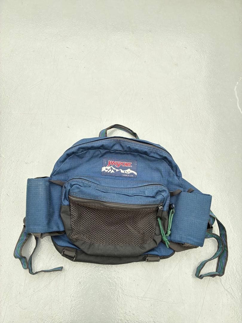 珍品】山タグ80s JANSPORT ボディバッグ ウエストバッグ USA製