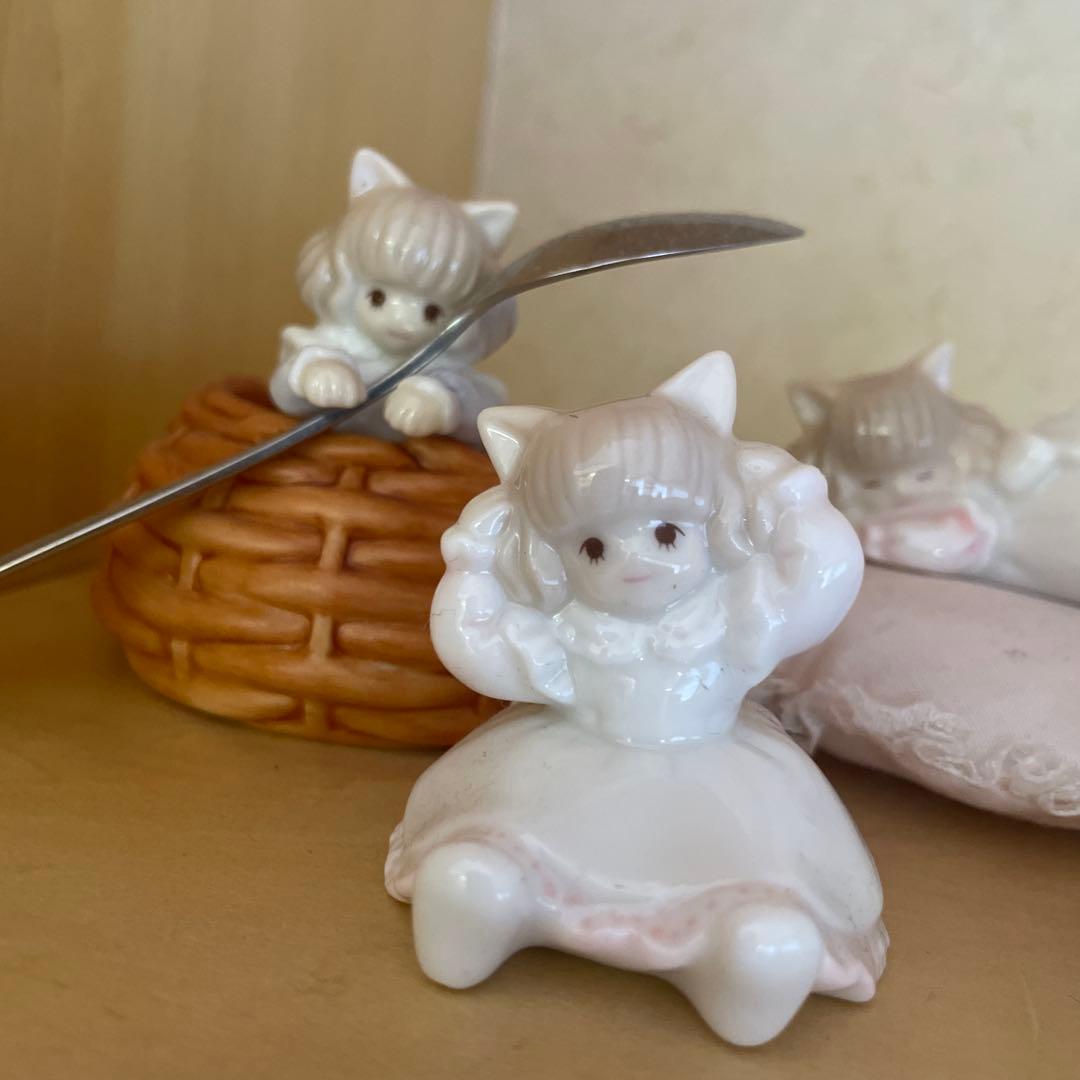 大島弓子 綿の国星 チビ猫陶器フィギュア5体セット - メルカリ