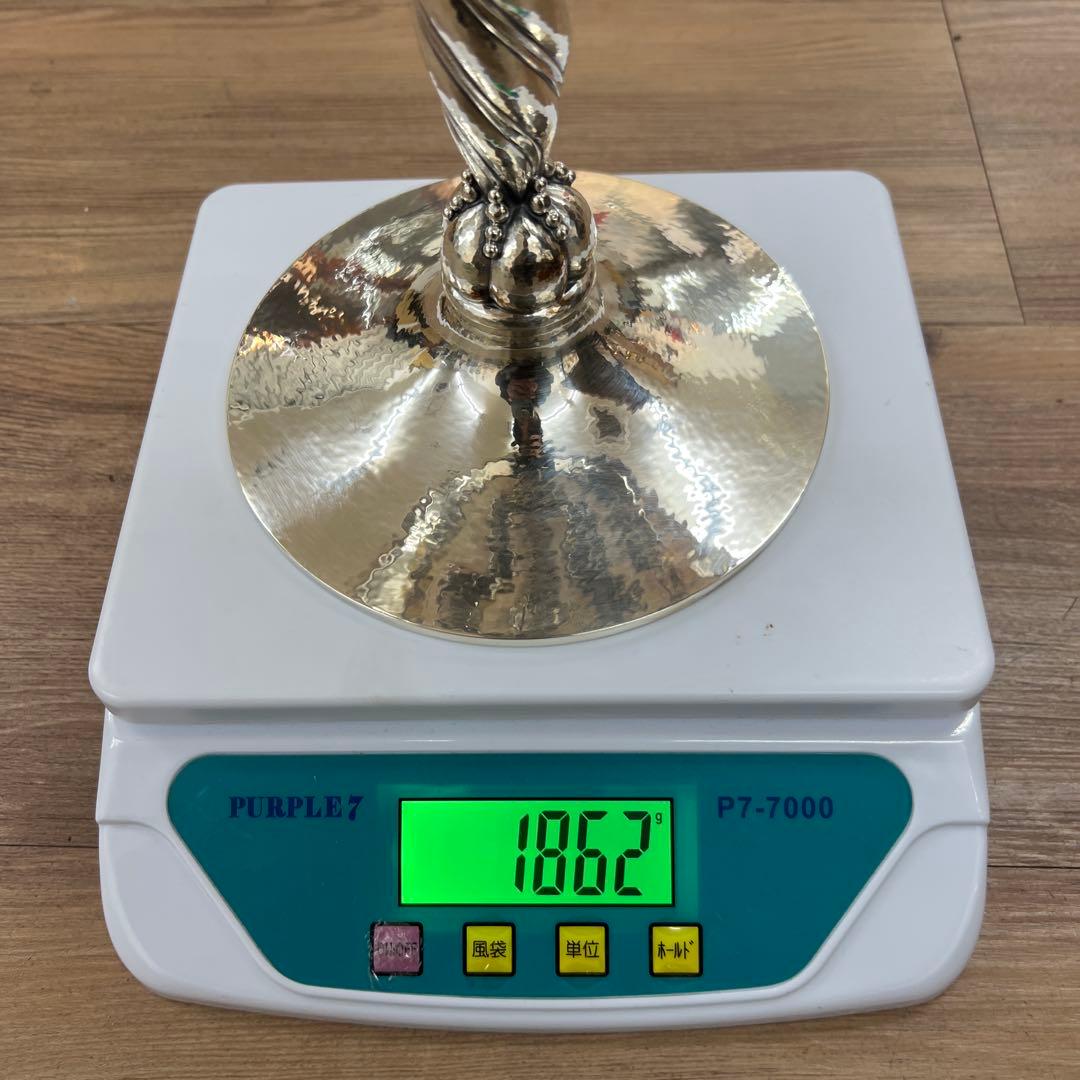 ジョージジェンセン最高峰Sterling純銀グレープボウル 1862g共箱チニチ