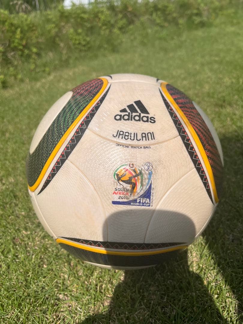 空気漏れ有：adidas JABULANI サッカーボール サイズ5 JABULANI