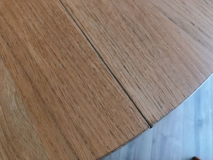 ダイニングテーブル IKEA BJURSTA 丸テーブル 伸長テーブル - メルカリ