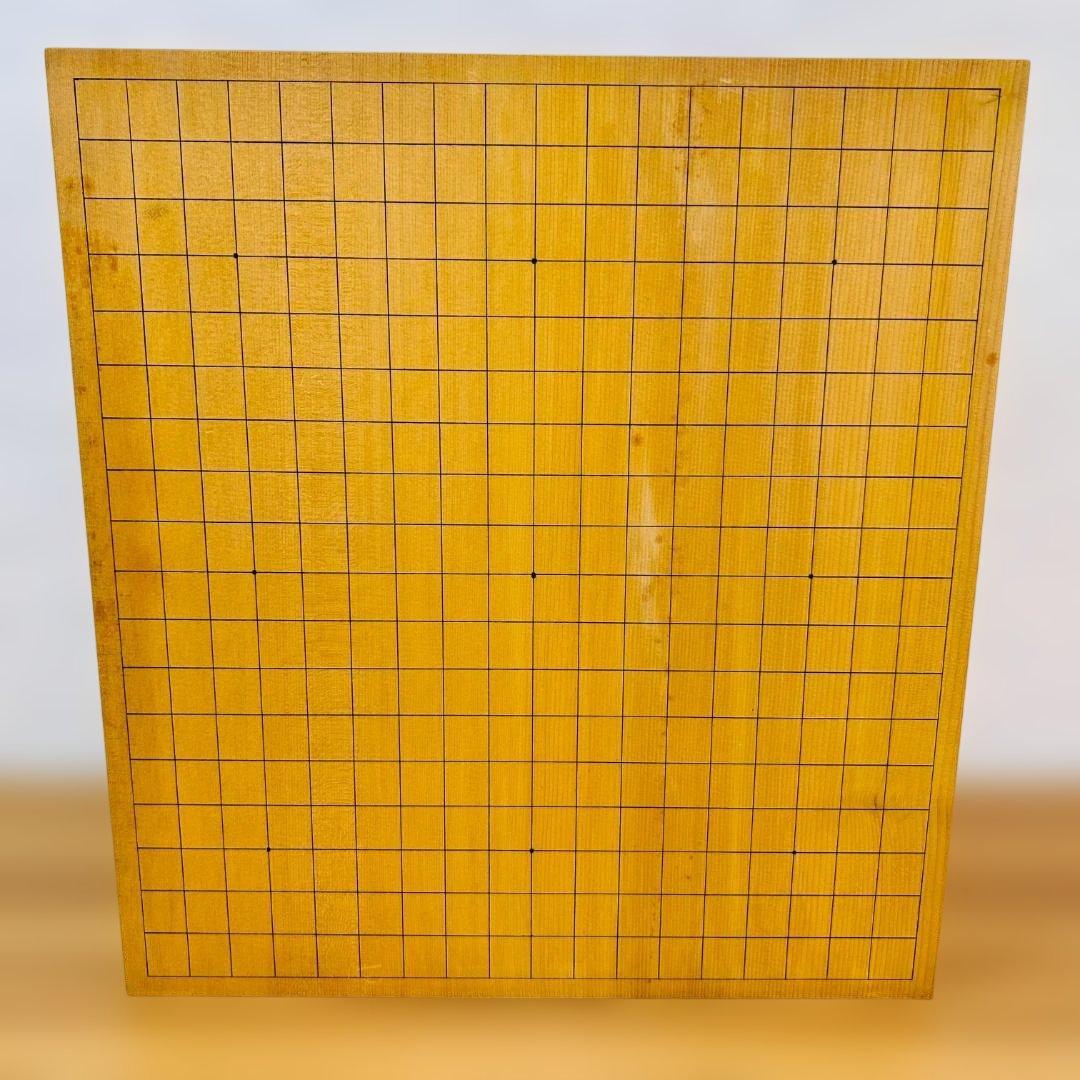 高級】本榧 脚付碁盤 4.8寸 天地柾 柾目 ヘソ有り 19路盤 15kg