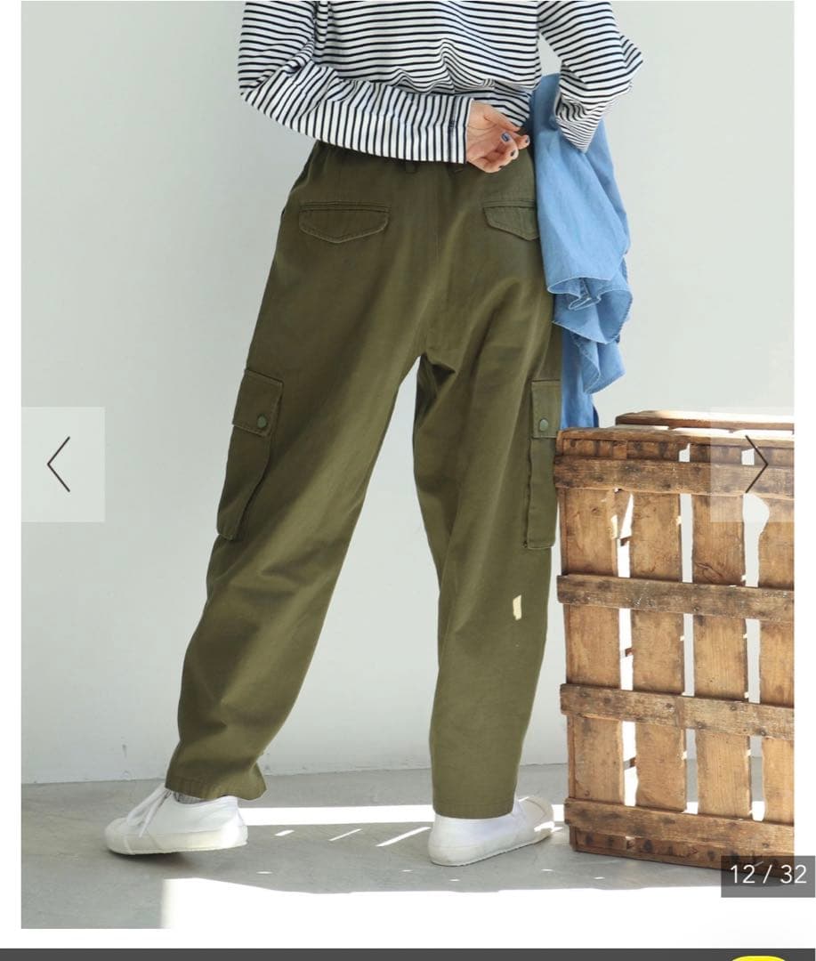 パーリッシィ ウエポン カーゴパンツ カーキ - メルカリ