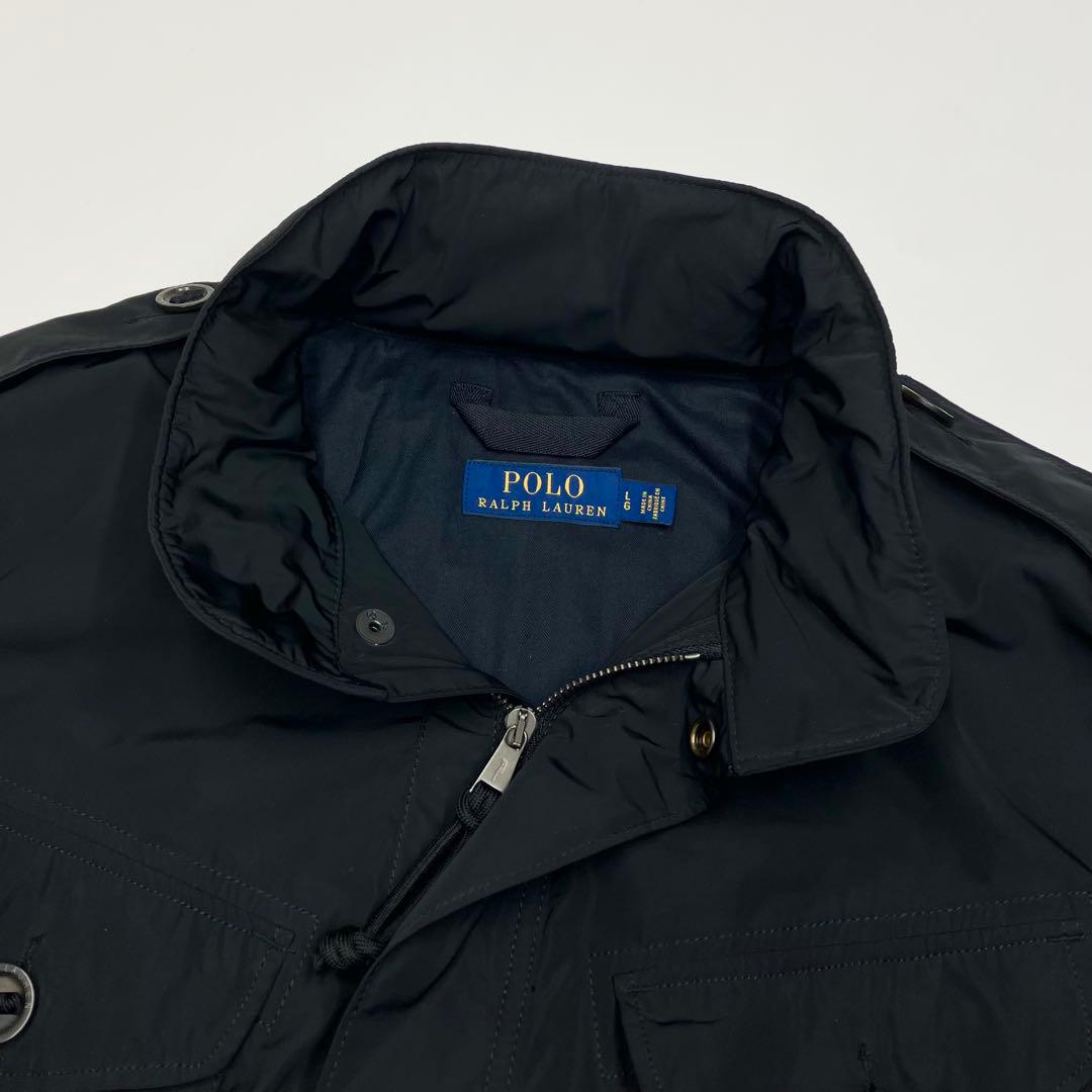 ほぼ新品】ラルフローレン M-65 フィールドジャケット L ミリタリー 黒