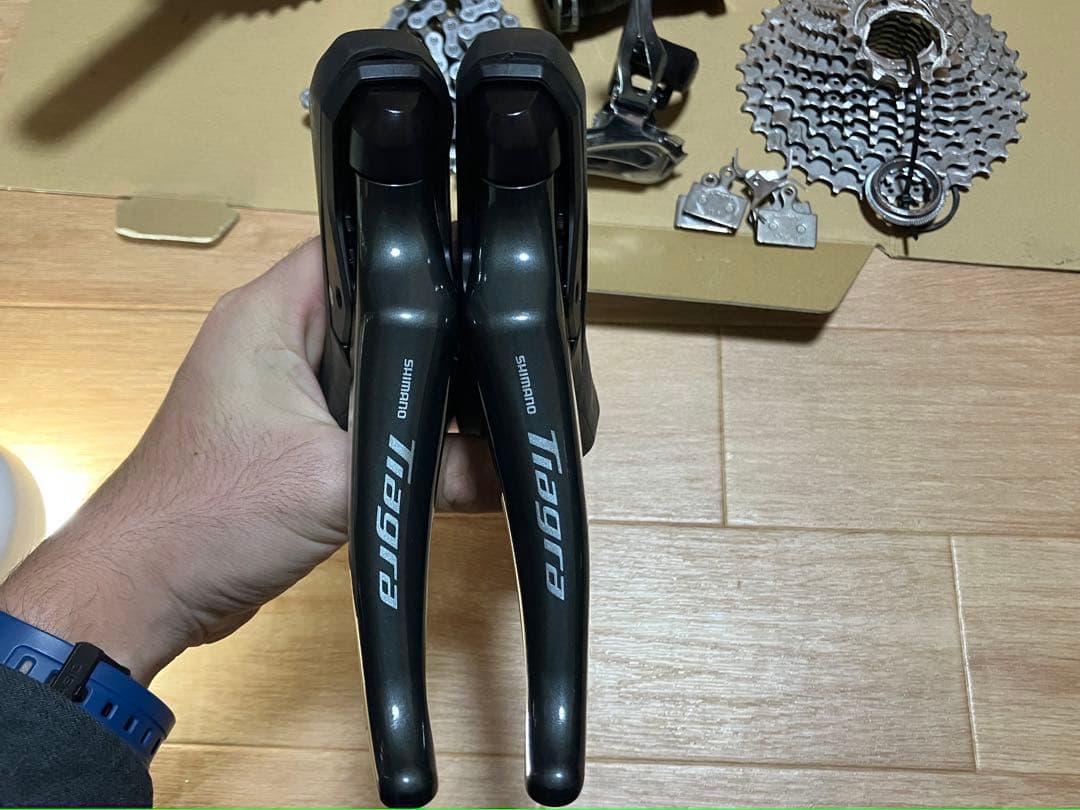 シマノTiagra 4700系 油圧 コンポーネントセット【2×10速】 - メルカリ