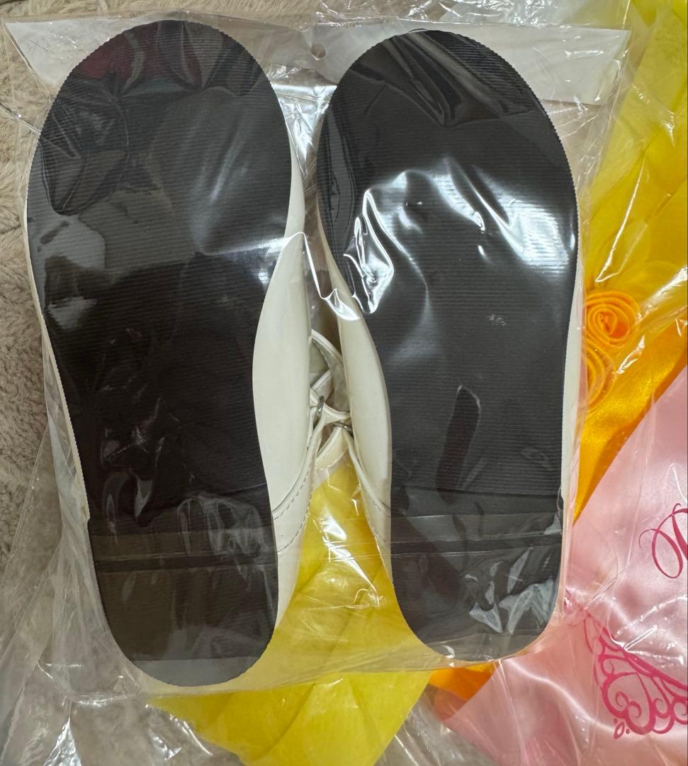 ビビディバビディブティック 3点セット 靴、サッシュ付き ベル 130