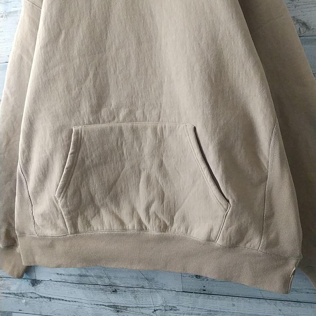 人気サイズ☆シュプリーム モーションロゴ パーカー 3L相当 ベージュ