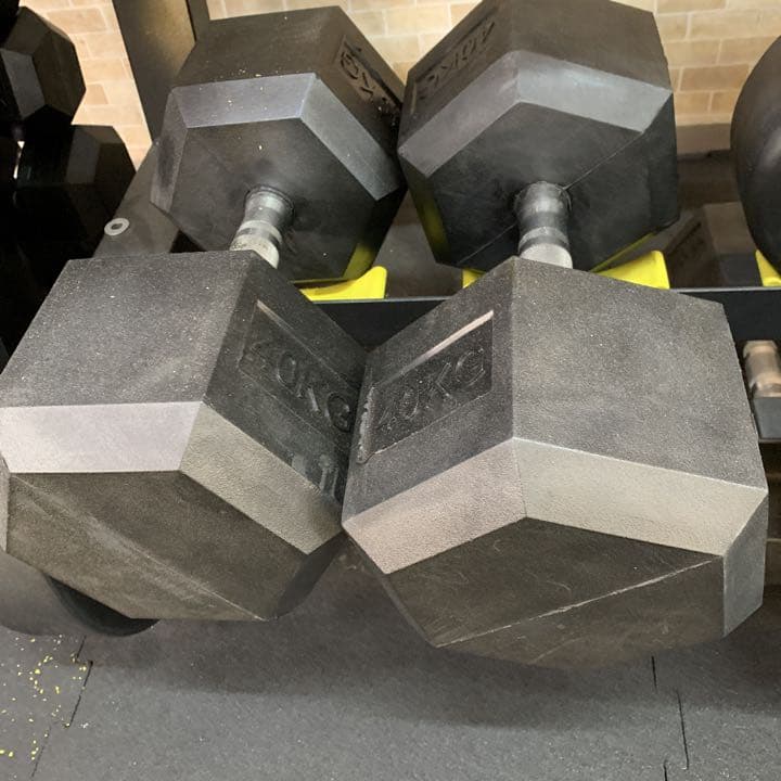 ヘックス  ラバーダンベル　　22.5kg 27.5kg 各2個