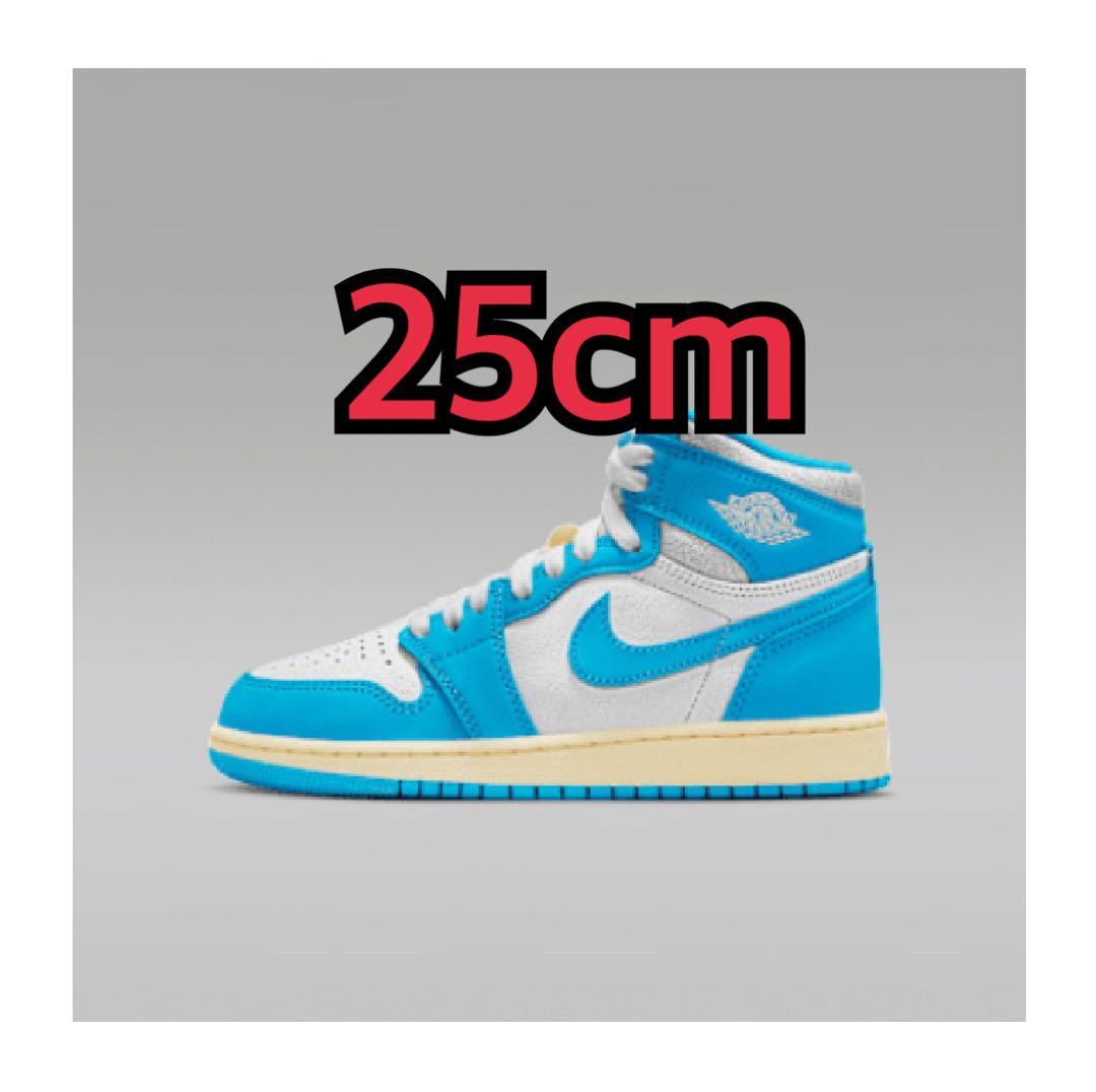 シューズ(男性用) Nike Air Jordan 1 UNC Reimagine 25cm Nike Air Jordan 1 Retro High OG UNC Reimagined DZ5485-402 Men's