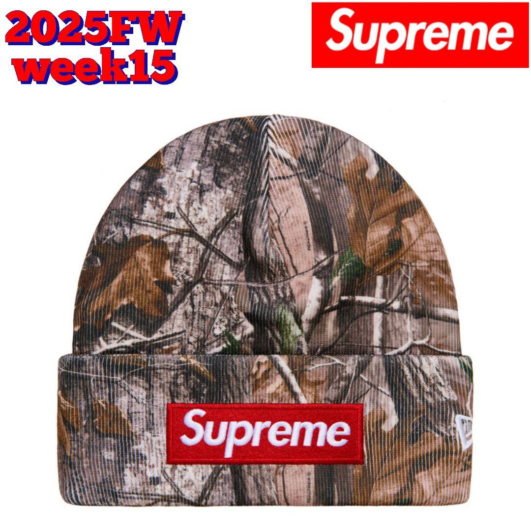Supreme New Era Box Logo Beanie 25FW ⑧ Supreme New Era Box Logo Beanie (FW25) - $44