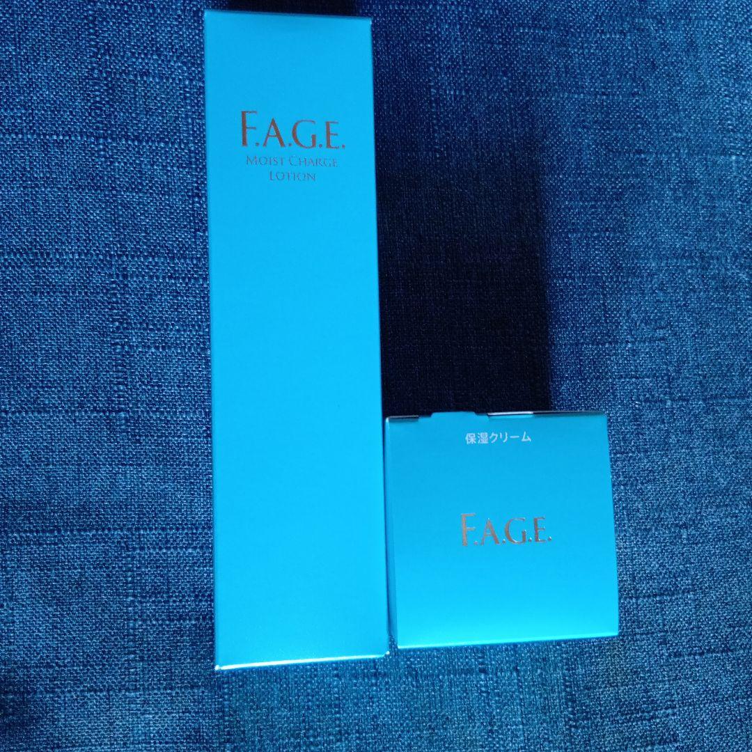 F.A.G.E. エファージュ　ローション 120ml & クリーム 30g 試してみた】F.A.G.E. モイストチャージ ローション濃密しっとり