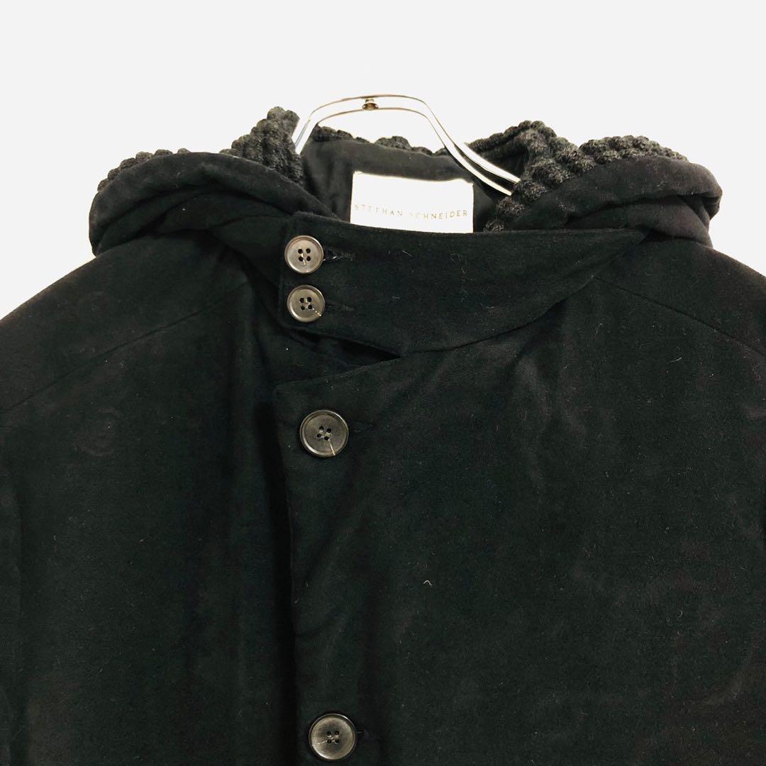 STEPHAN SCHNEIDER ロングコート モッズコート黒b661 - メルカリ