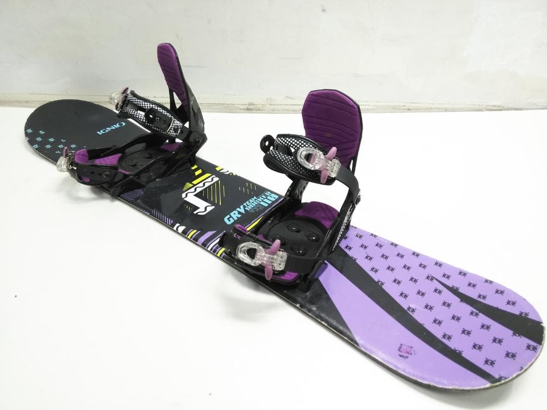 118 head キッズ スノーボード IGNIOビンディング デッキパッド付