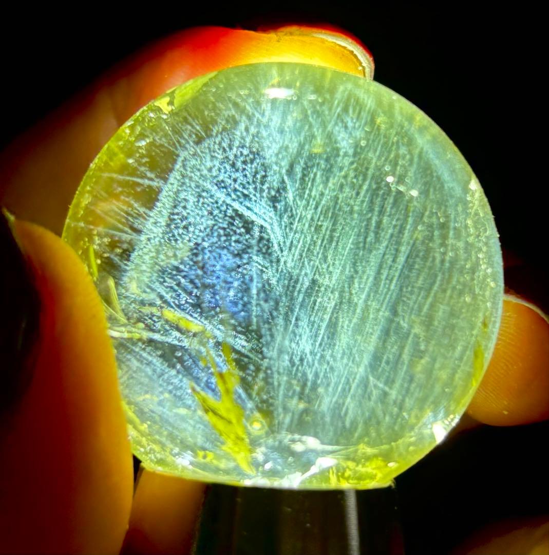 《希少・金運◎・ハイクオリティ》ブルーエンジェルラダー×三層ファントムシトリン