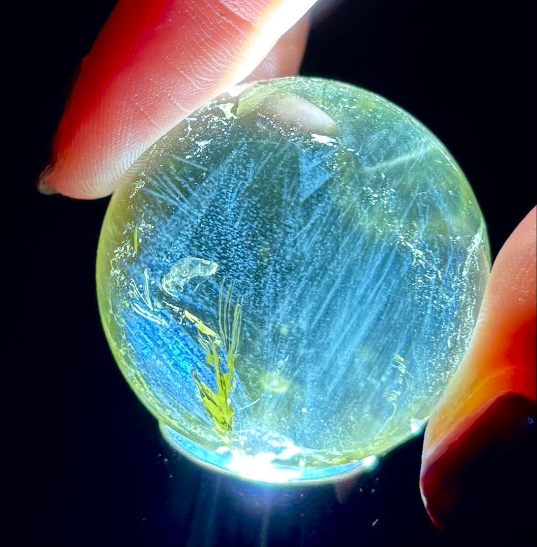 《希少・金運◎・ハイクオリティ》ブルーエンジェルラダー×三層ファントムシトリン