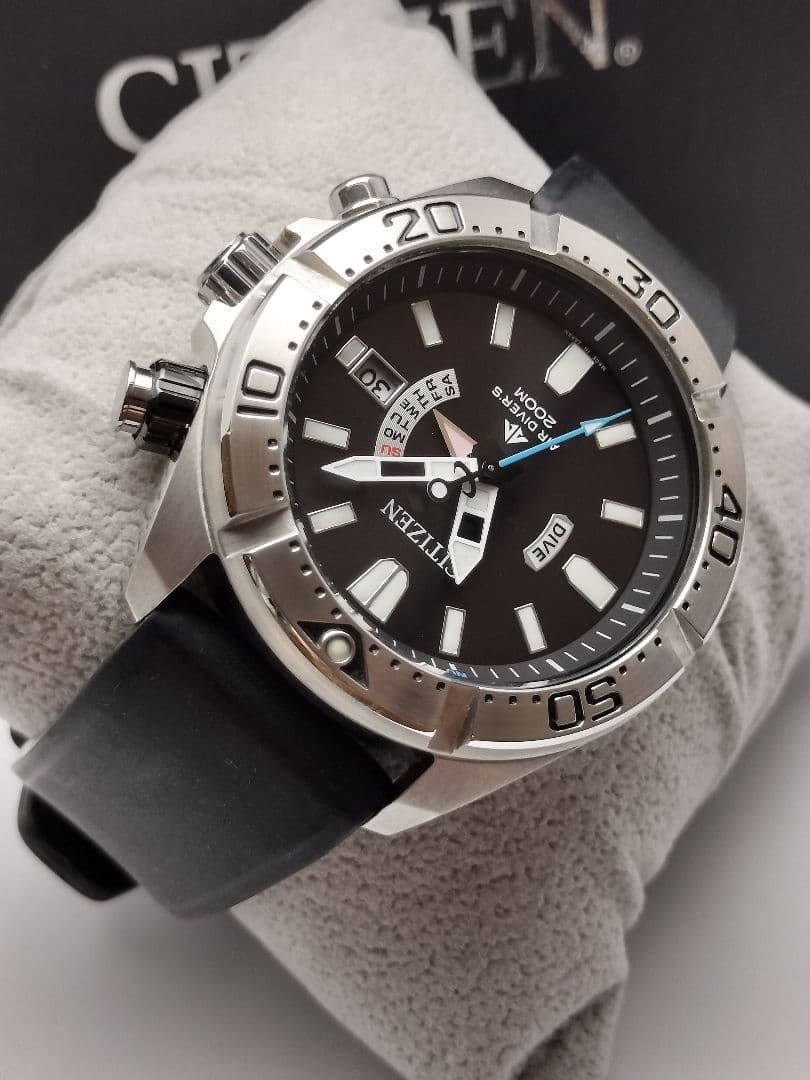 人気モデル シチズン プロマスター ダイバー機能 電波ソーラー H112