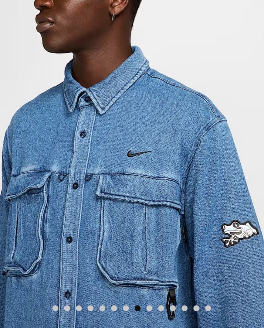 NOCTA NIKE デニムシャツブルゾン ジャケット ナイキ ノクタ - メルカリ