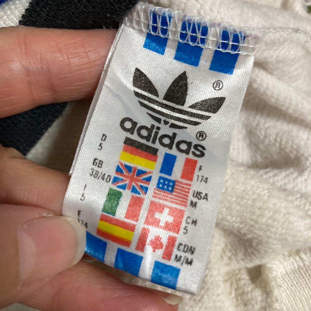adidas スウェットトレーナー 切替ボーダー ヴィンテージ 日本Lサイズ