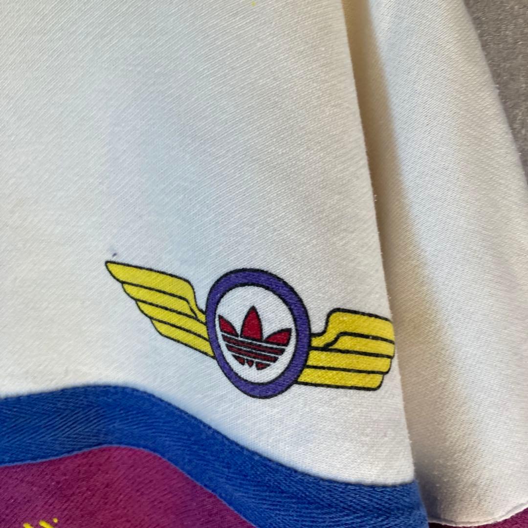 adidas スウェットトレーナー 切替ボーダー ヴィンテージ