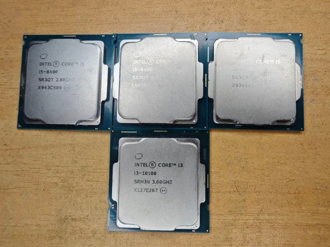 Intel Core i5-8400/i3-10100 CPUセット - メルカリ