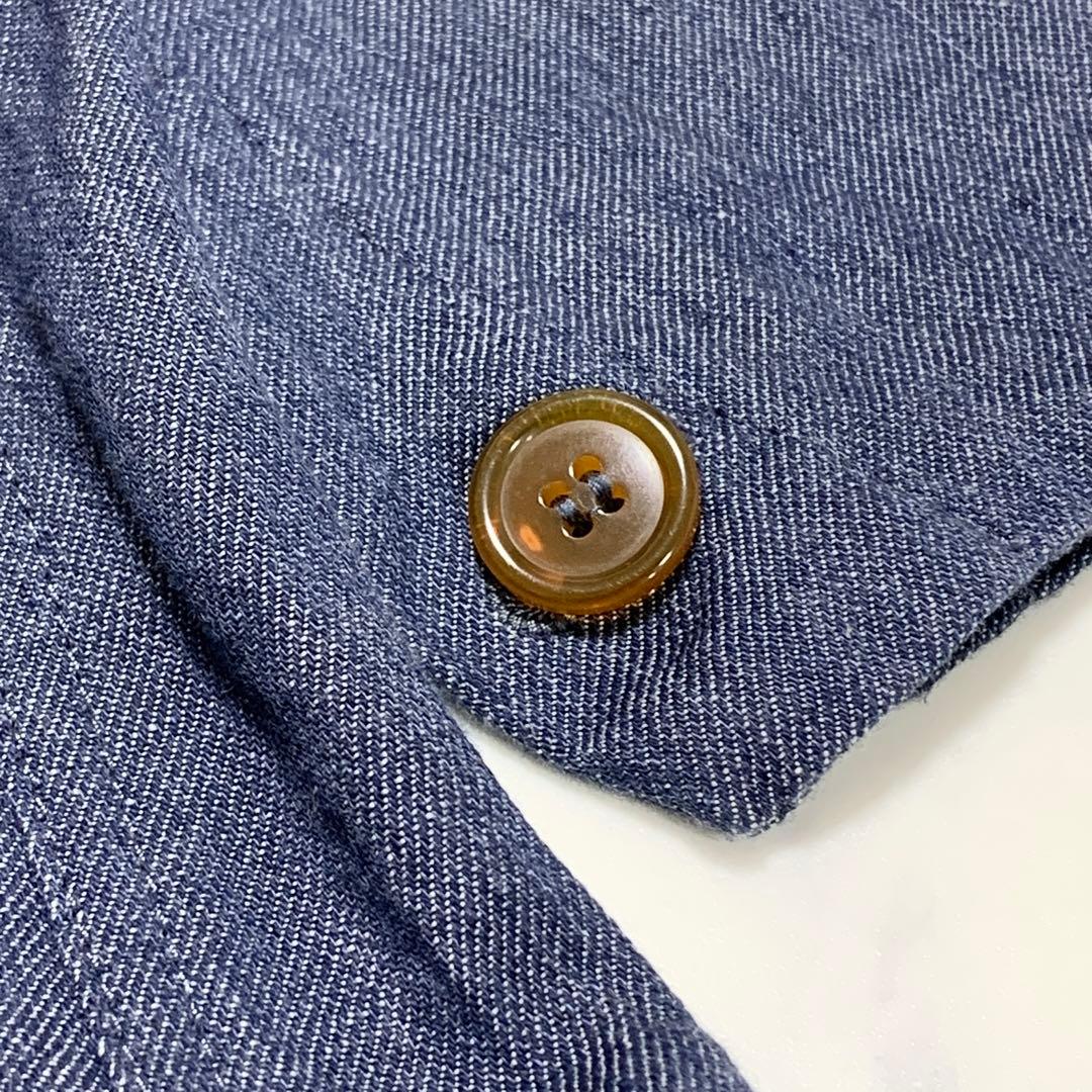 Vivienne Westwood MAN デニムモッズコート リネン70％