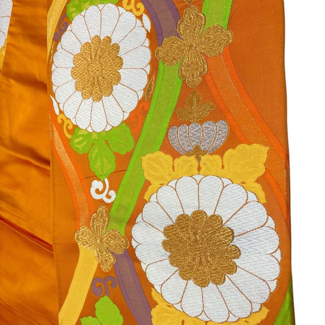 振袖アンティーク金駒刺繍金彩華紋成人式 晴れの日 着物 045a p