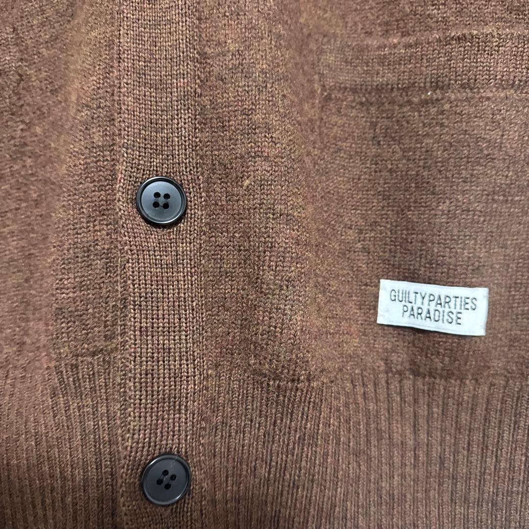 ワコマリア ハイタイムズ カーディガン ブラウン L