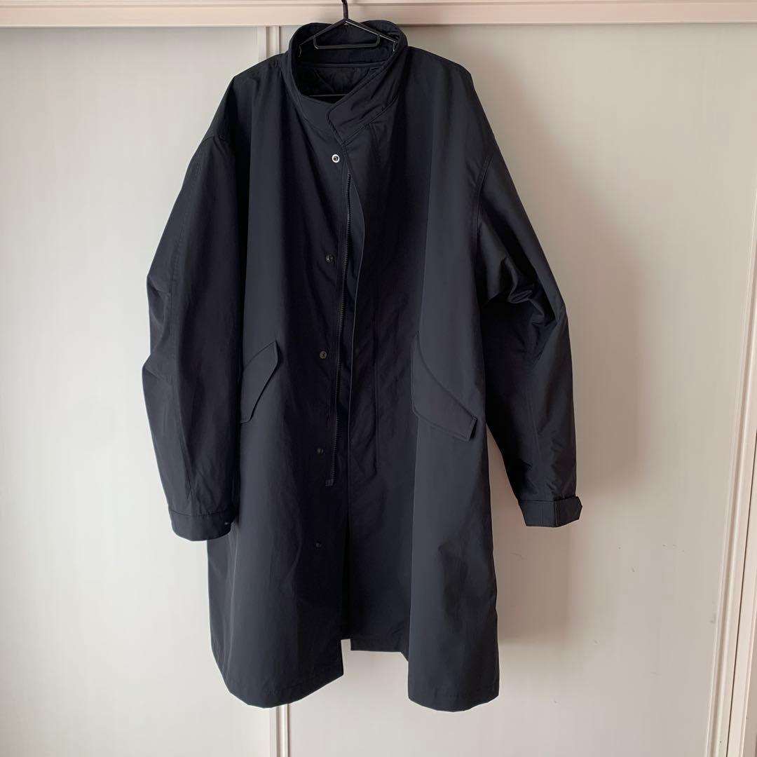 ユニクロ UNIQLO ウインドプルーフ2wayコート ブラック - メルカリ