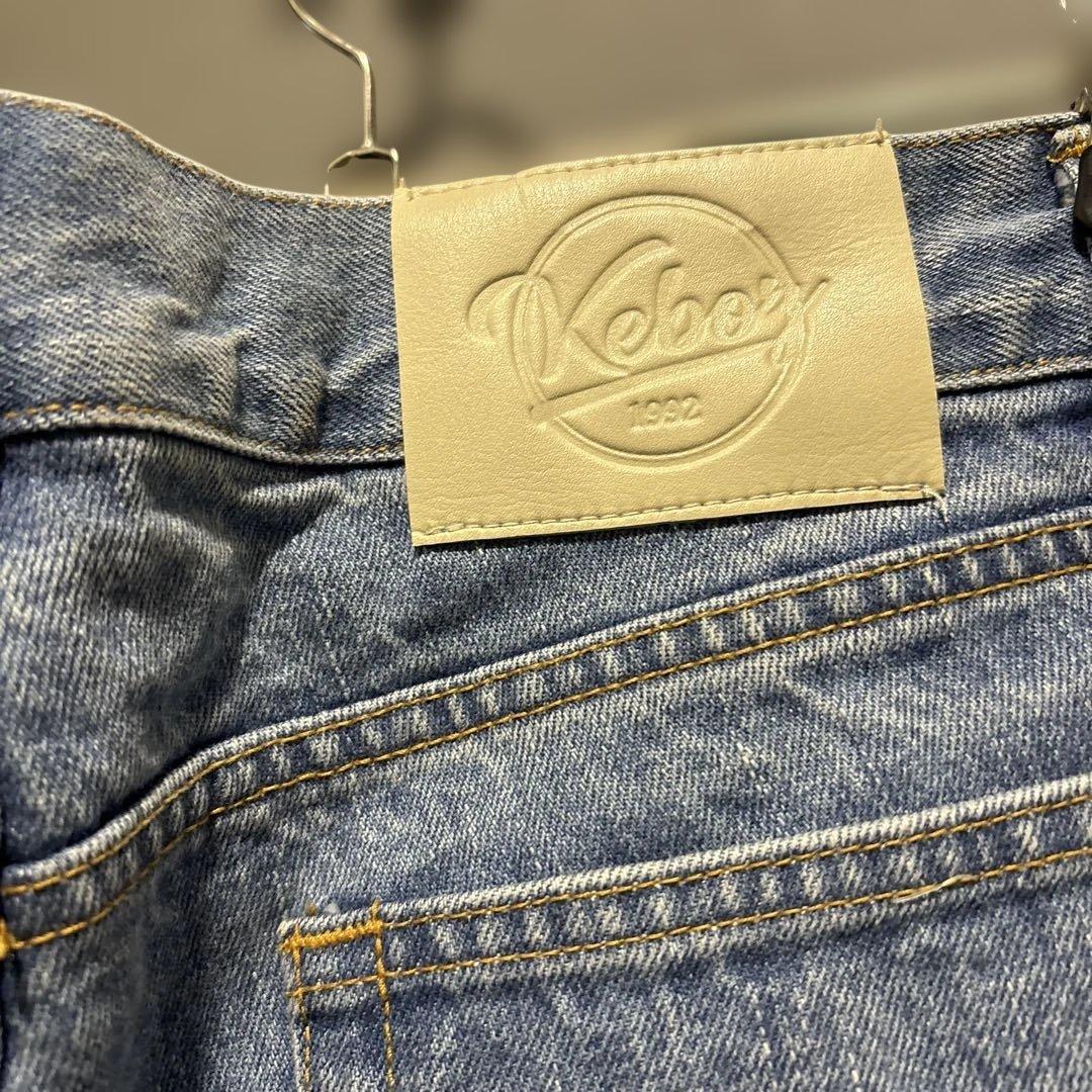 Keboz ライトブルー 5POCKETDENIMPANTS KEBOZ FIT ストレートスタイル