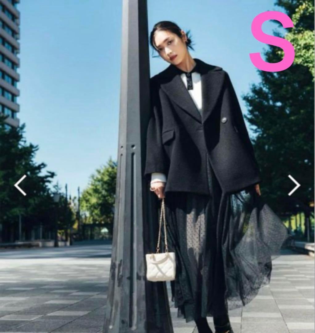 ナチュラルビューティーベーシック ダブルブレストハーフコート - メルカリ