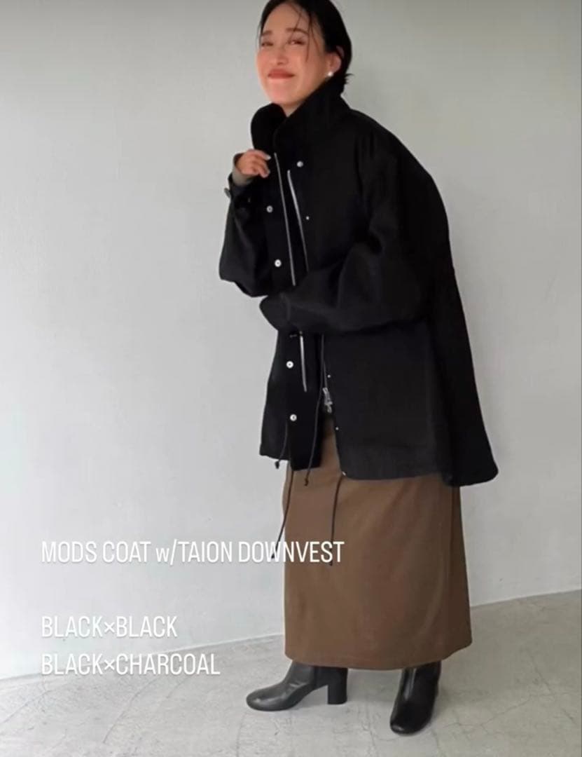 Rita Jeans Tokyo 石岡真実さんコラボ Aライン モッズコート RITA