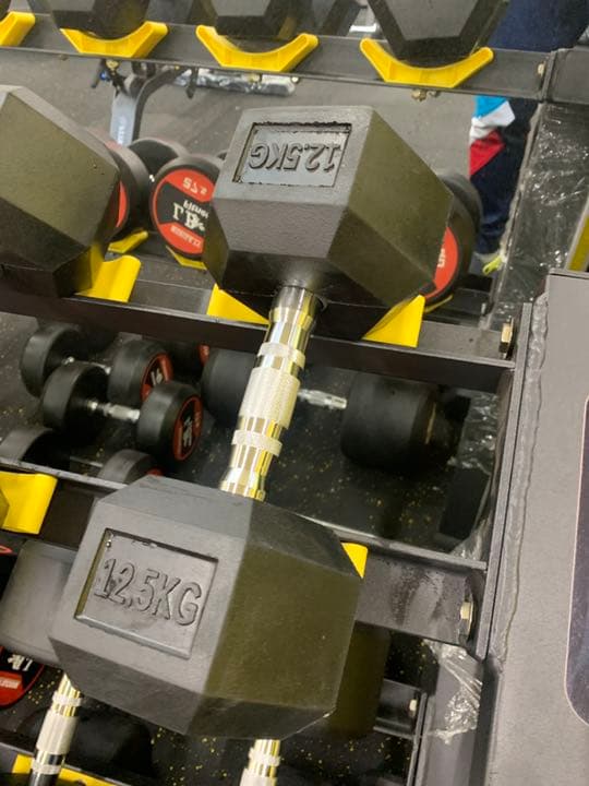ヘックス  ラバーダンベル　12.5kg から25kg 1万円値下げ