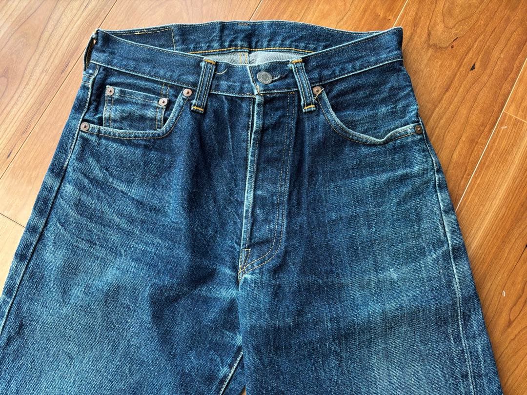 LEVI'Sリーバイス米国製501XX W29 L36裏ボタン555赤耳