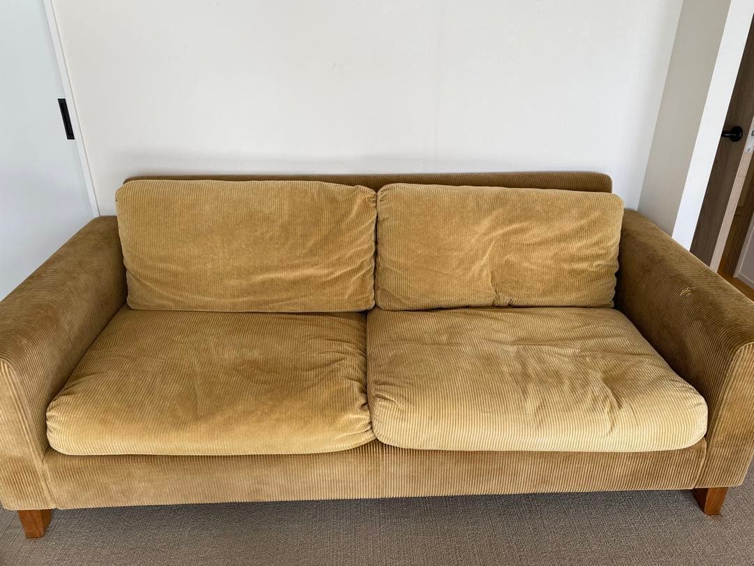TRUCK FURNITURE／FK SOFA／1.5シーター／コーデュロイ 3-5-770x770