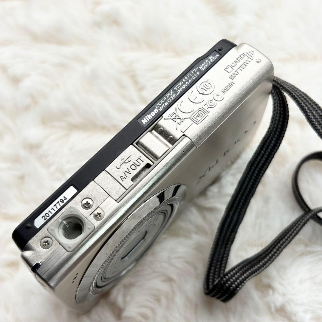 美品 Nikon COOLPIX S230 シルバー 訳あり - メルカリ