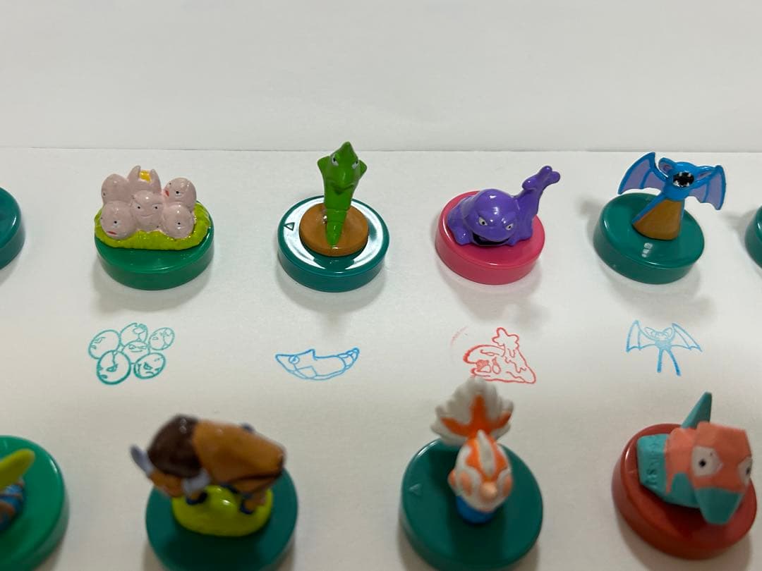 ポケモン スタンプ フィギュア ハンコ ミニフィギュア 41個 Yahoo