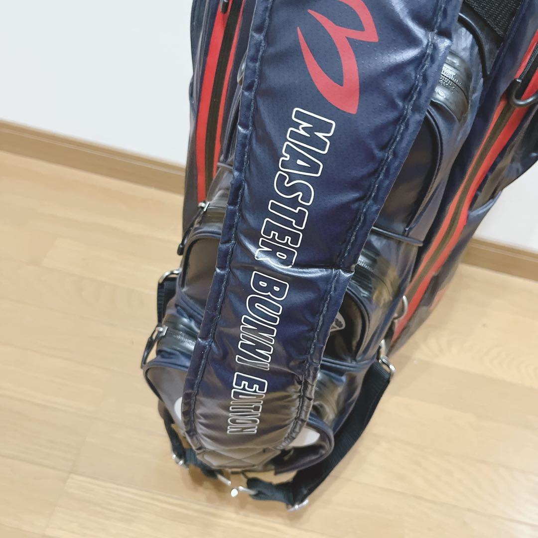 K246 master bunny エナメルキャディバッグ ネイビー